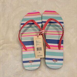 Women's Vineyard Vines flip flops, size 11
